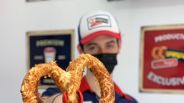 Un comercio que se caracteriza por vender pretzels canjeará su producto estrella por un alimento no perecedero que será destinado al comedor “Gotitas de esfuerzo”.