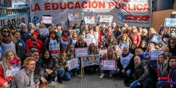 Docentes de Santa Cruz llamaron a una lucha nacional.