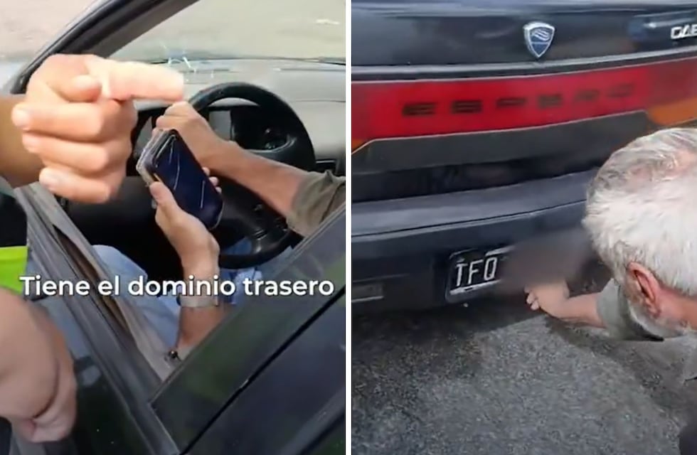 ¡La trampa de moda! Tapó la patente y le pusieron una multa inesperada: ¿cuánto tendrá que pagar?