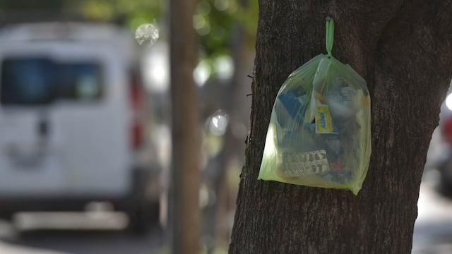 El explosivo estaba dentro de una bolsa en plena vía pública.