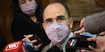 El director General de Escualas, José Thomas dijo que se estudia la posibilidad de que en un futuro se saque la presencialidad a los estudiantes secundarios. Gentileza Los Andes