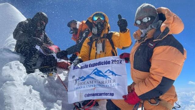 Laura Horta, mendocina que conquistó la octava montaña más alta del Himalaya.