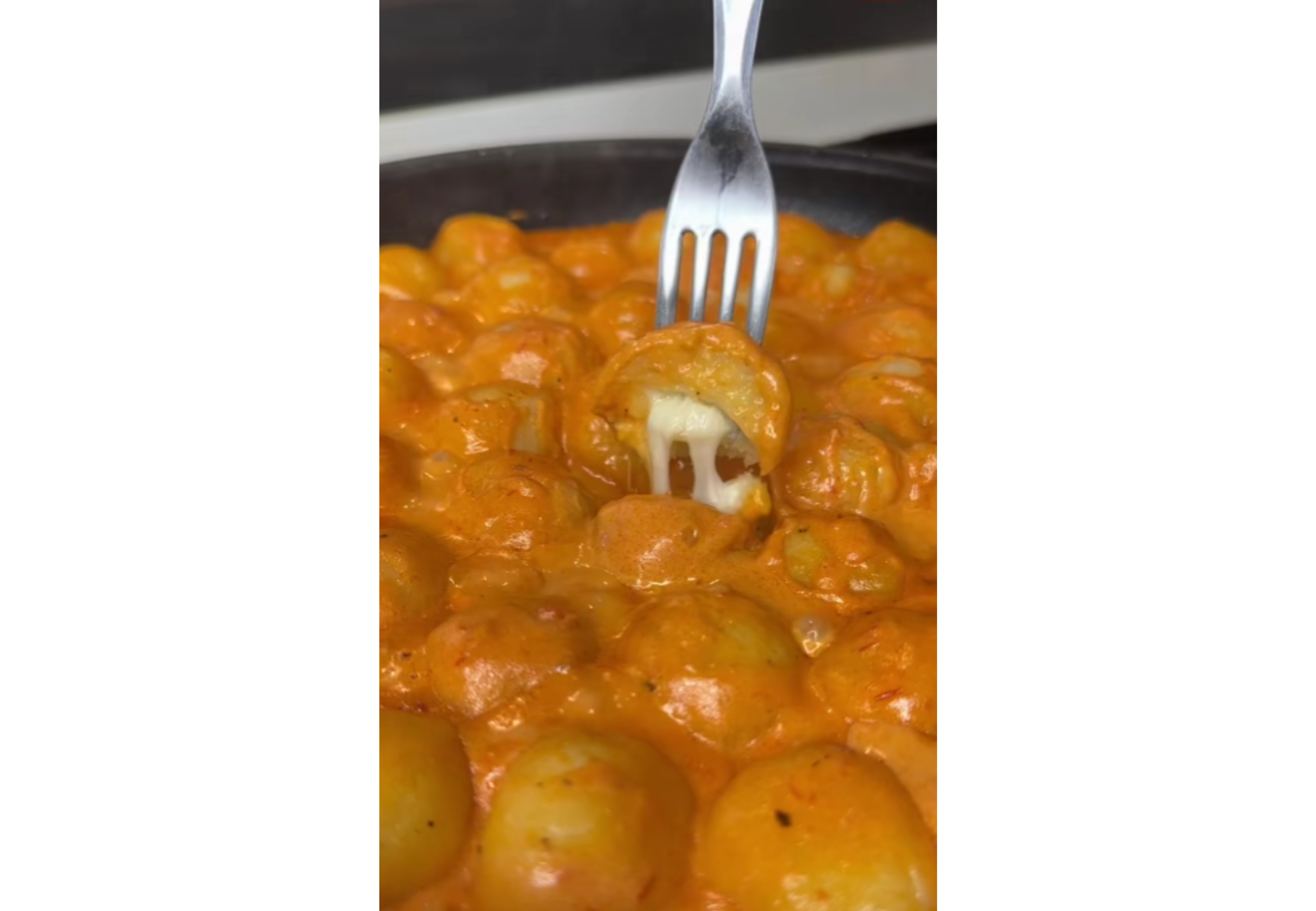 Así de rellenos quedan los ñoquis.