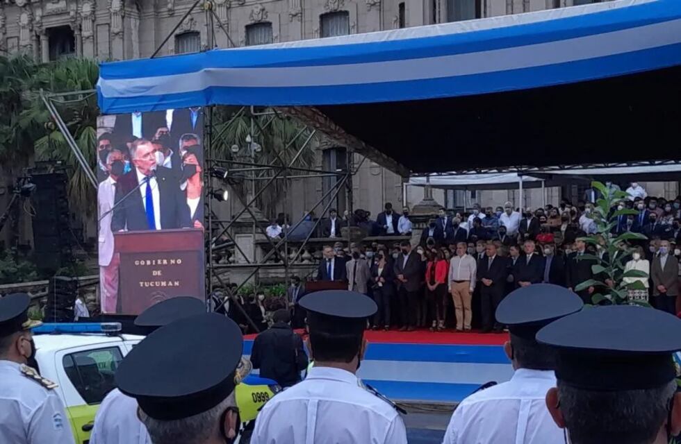 Osvaldo Jaldo: “Necesitamos más policías en la calle cuidando la vida y los bienes de cada uno de los tucumanos”