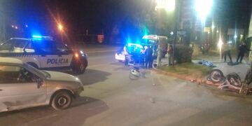 Murió un joven de 18 años, que viajaba como acompañante en una moto.