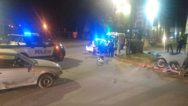 Murió un joven de 18 años, que viajaba como acompañante en una moto.