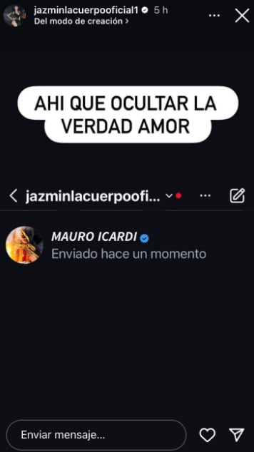 Jazmín La Cuerpo y Mauro Icardi.