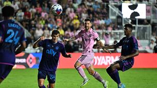 Messi, en el partido de este viernes.