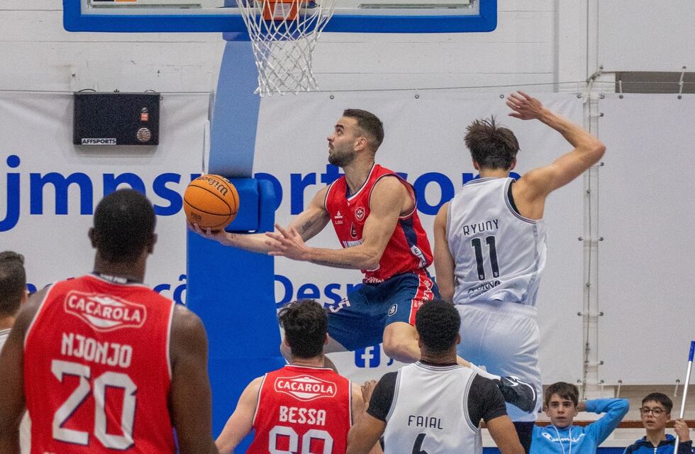 Pablo Bertone aportó 12 puntos pero el Oliveirense cayó ante el Benfica