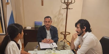 Asumió en esa representación, el ministro de Gobierno y Jusiticia, Regino Amado