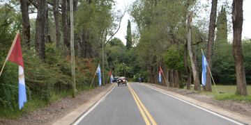Se habilitó la pavimentación de tres kilometros que mejoran el ingreso a la localidad serrana del departamento Totoral.