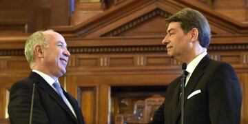 Viejos tiempos: Lorenzetti y Rosatti (DyN/Archivo).