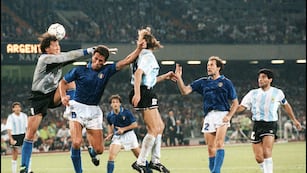 El cruce de Argentina-Italia en el Mundial '90.Murió “Totó” Schillaci, la gloria del Mundial de Italia ‘90