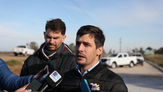 El intendente Leonardo Viotti recorrió la obra vial del ingreso oeste de la ruta 70