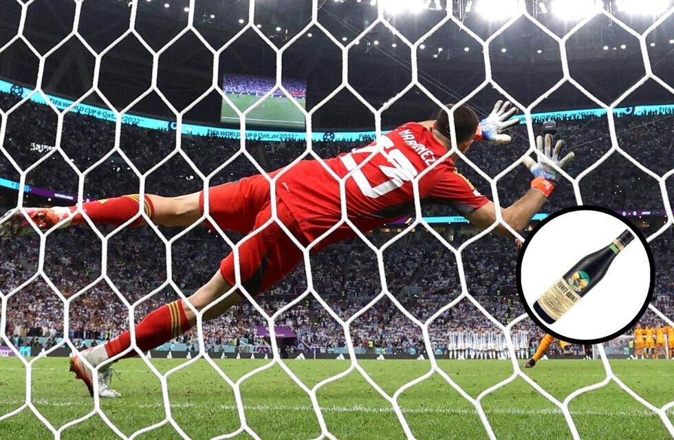 Video Mundial: un cordobés replicó con un fernet la atajada del Dibu Martínez y se hizo viral