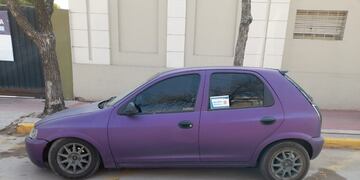 Auto secuestrado en Arroyito