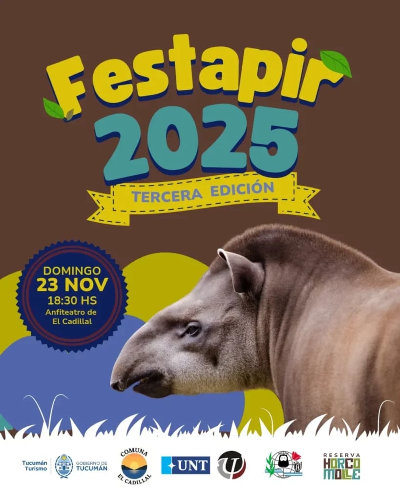 El festival combina arte, música y conciencia ambiental en torno a la reintroducción del tapir en las Yungas.