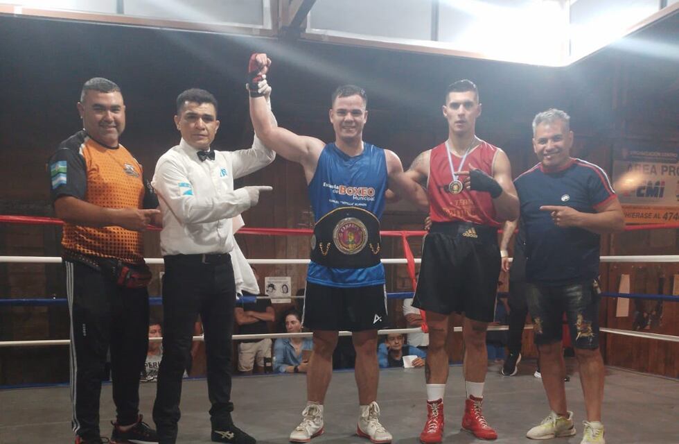El boxeador de Arroyito Luciano Santander ganó el Título Promesas de Córdoba