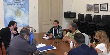 Reunión del Concejo Deliberante con propietarios de salones de fiestas y servicios de catering en Azul