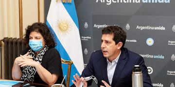 Wado De Pedro y Carla Vizzotti se reunieron con gobernadores por la campaña de vacunación.