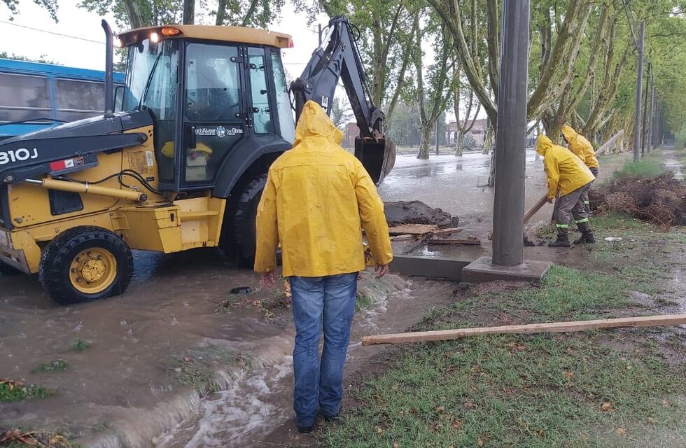 En Alvear precipitaron 100 milímetros y 20 familias fueron evacuadas