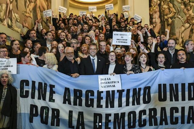 Massa convirtió al Festival de Cine de Mar del Plata en un acto partidario y estalló la polémica / Instagram @mardelplataff