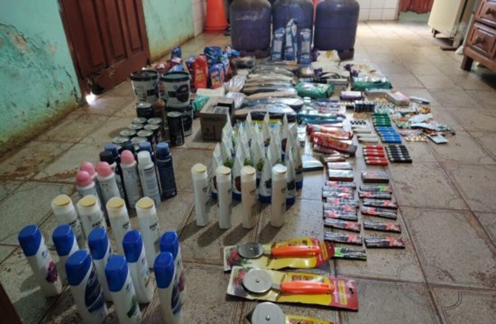 Recuperan elementos robados de un comercio en Villa Bonita