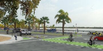 Obra bicivía Paraná