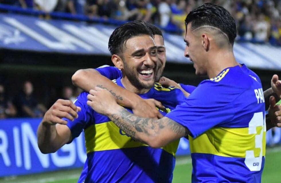 Boca goleó 8-1 a Central Córdoba en una noche muy emotiva y a puro festejo