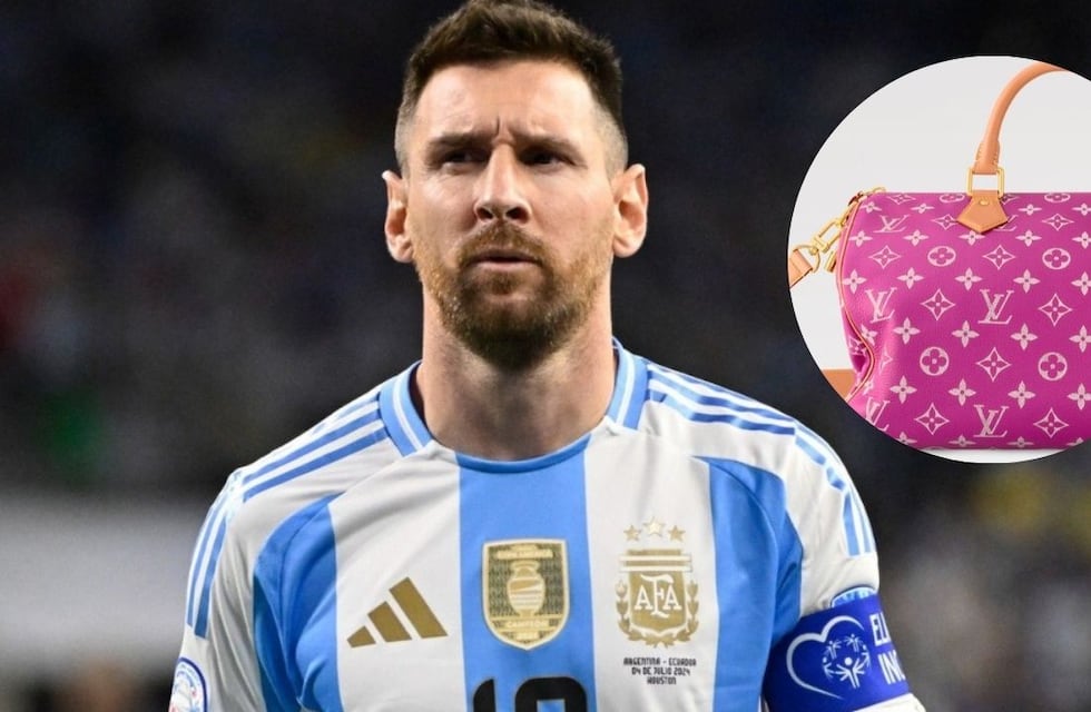 Lionel Messi rompe los moldes: cuánto sale el bolso fucsia que llevó al entrenamiento argentino