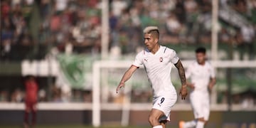 El autor del doblete clave del partido, Leandro Fernández