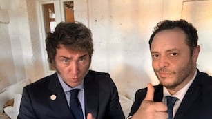 Javier Milei y Demian Reidel