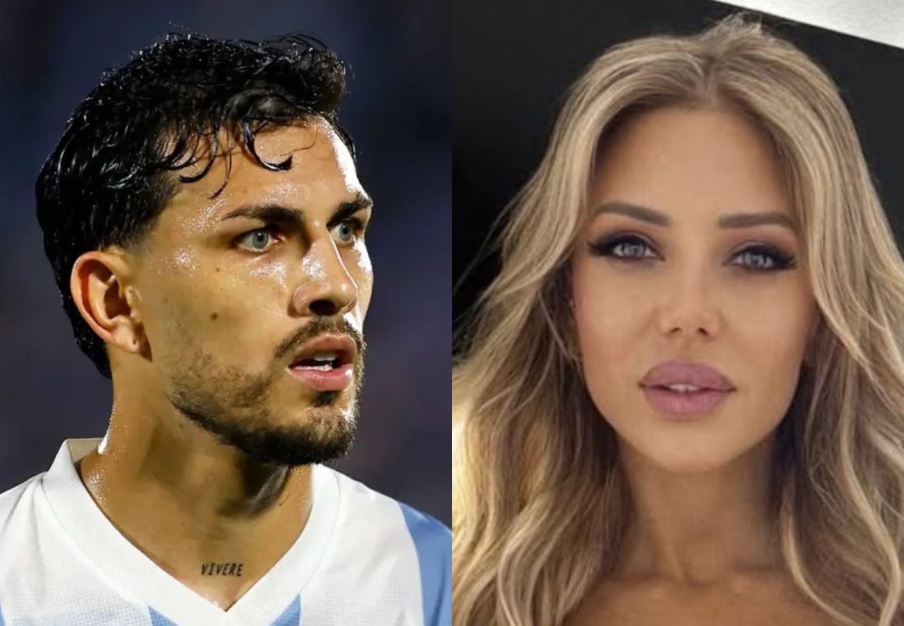 Leandro Paredes y Evangelina Anderson.