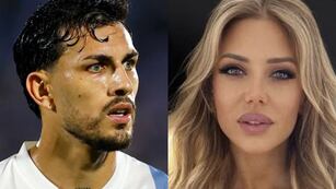 Leandro Paredes y Evangelina Anderson.