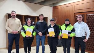 Reconocieron a tres agentes de Protección Vial y Comunitaria