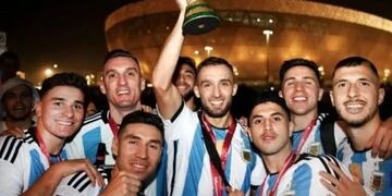 Jugadores campeones del mundo que pasaron por River