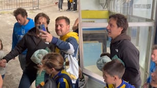 Rodrigo de la Serna fue a la cancha a alentar a Rosario Central.