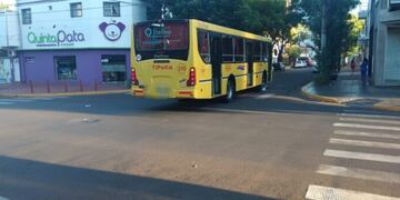 El hombre habría intentado trasponer la cinta asfáltica cuando imprevistamente fue colisionado por el transporte urbano.