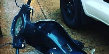 Moto recuperada por la Policía de Misiones