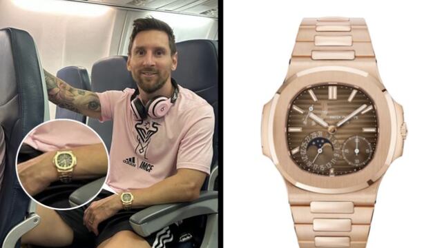 El reloj de Messi, valuado en U$S75.000