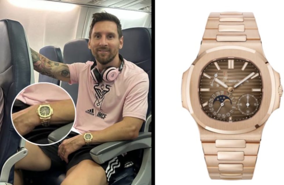 El impresionante reloj de oro rosa de Lionel Messi que vale una fortuna