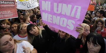 Este sábado se realizará una nueva marcha del movimiento Ni Una Menos (Télam/Archivo).