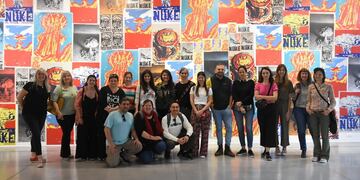 Estudiantes universitarios recorrieron las instalaciones de la Secretaría de Cultura