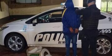 Robó un inodoro y fue detenido en Oberá.