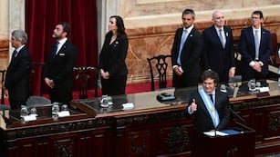 El presidente Javier Milei en la Cámara de Diputados (Foto: Maxi Luna / NA)