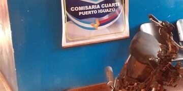 Nuevamente, recuperaron una motocicleta robada en Puerto Iguazú.