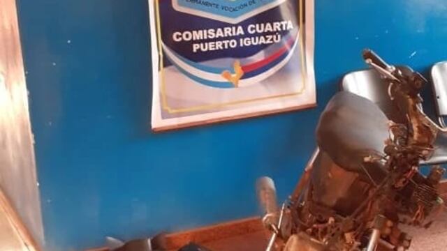 Nuevamente, recuperaron una motocicleta robada en Puerto Iguazú.