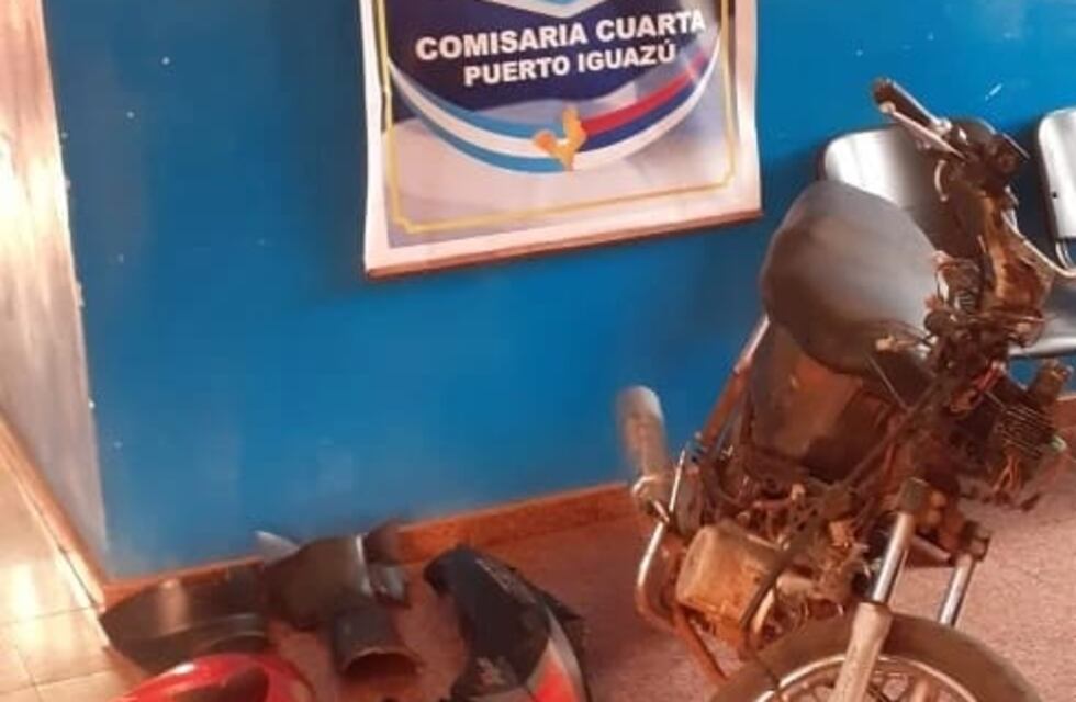 Nuevamente, recuperaron una motocicleta robada en Puerto Iguazú