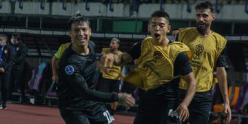 El puntaltense Domingo Blanco convirtió el primer gol en el triunfo de Independiente ante La Guaira por Copa Sudamericana.
