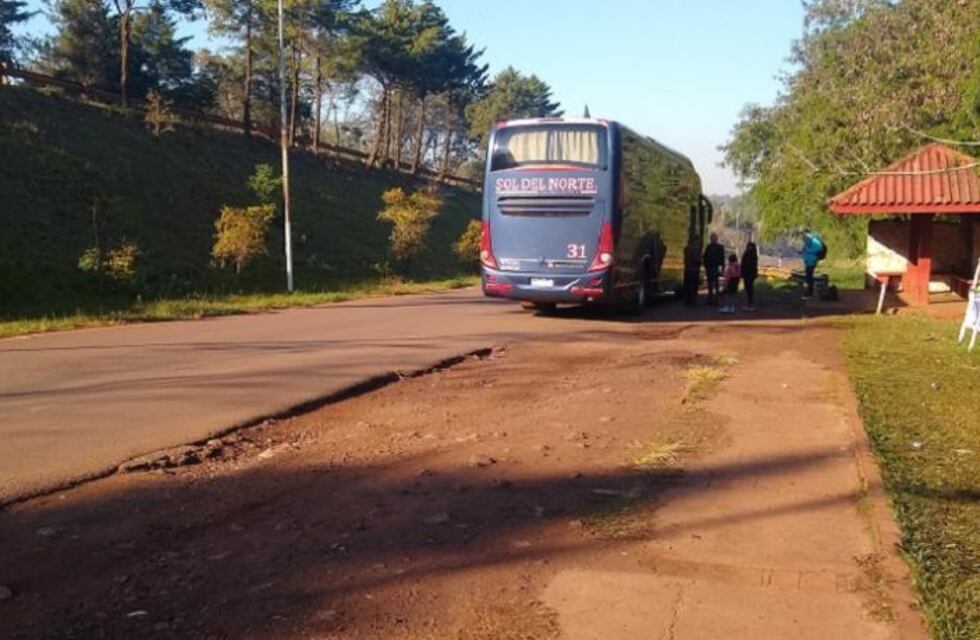 Analizan la cantidad de personas que ascienden y descienden de los colectivos en el KM 6 de Eldorado